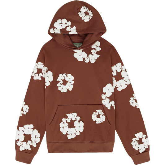 Denim Tears Cotton Wreath Hoodie 'Brown'