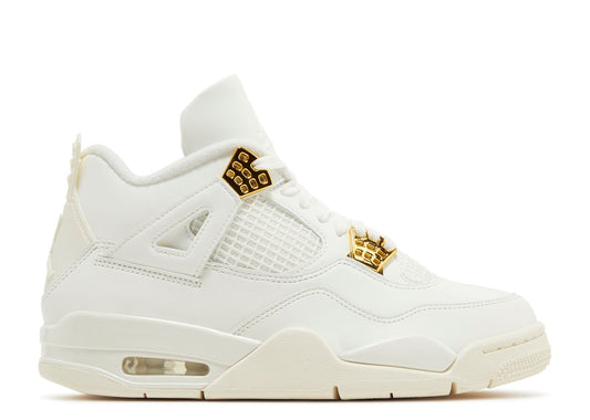 Air Jordan Retro 4 (W) 'Gold Metallic'