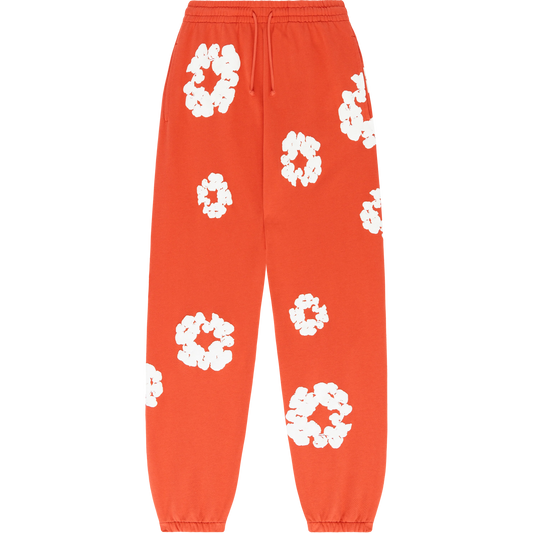 Denim Tears Cotton Wreath Sweatpants 'Orange'