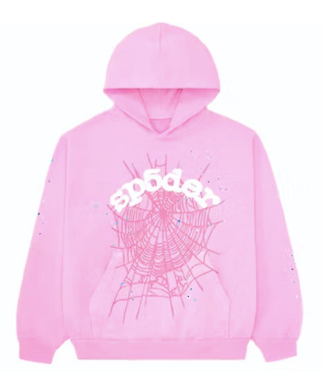 Sp5der Web Hoodie 'Pink'