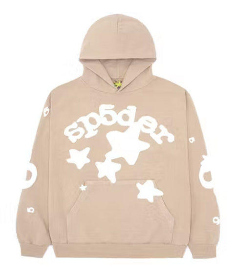 Sp5der Star Hoodie 'Beluga Sand'