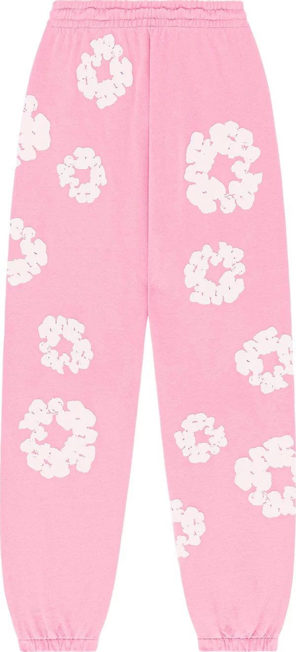 Denim Tears Cotton Wreath Sweatpants 'Pink'