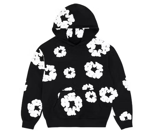 Denim Tears Cotton Wreath Hoodie 'Black'