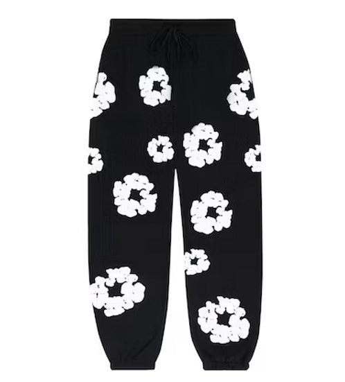 Denim Tears Cotton Wreath Sweatpants 'Black'