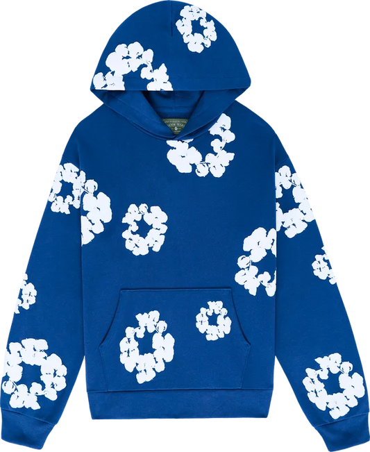 Denim Tears Cotton Wreath Hoodie 'Blue'