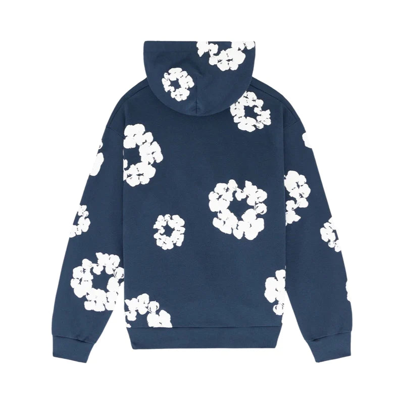 Denim Tears Cotton Wreath Hoodie 'Navy'