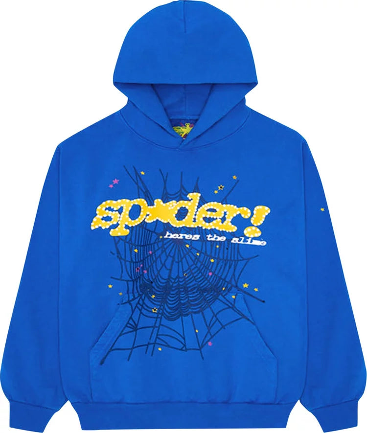 Sp5der Web Hoodie 'TC Blue'