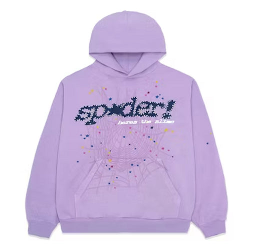 Sp5der Web Hoodie 'Acai'