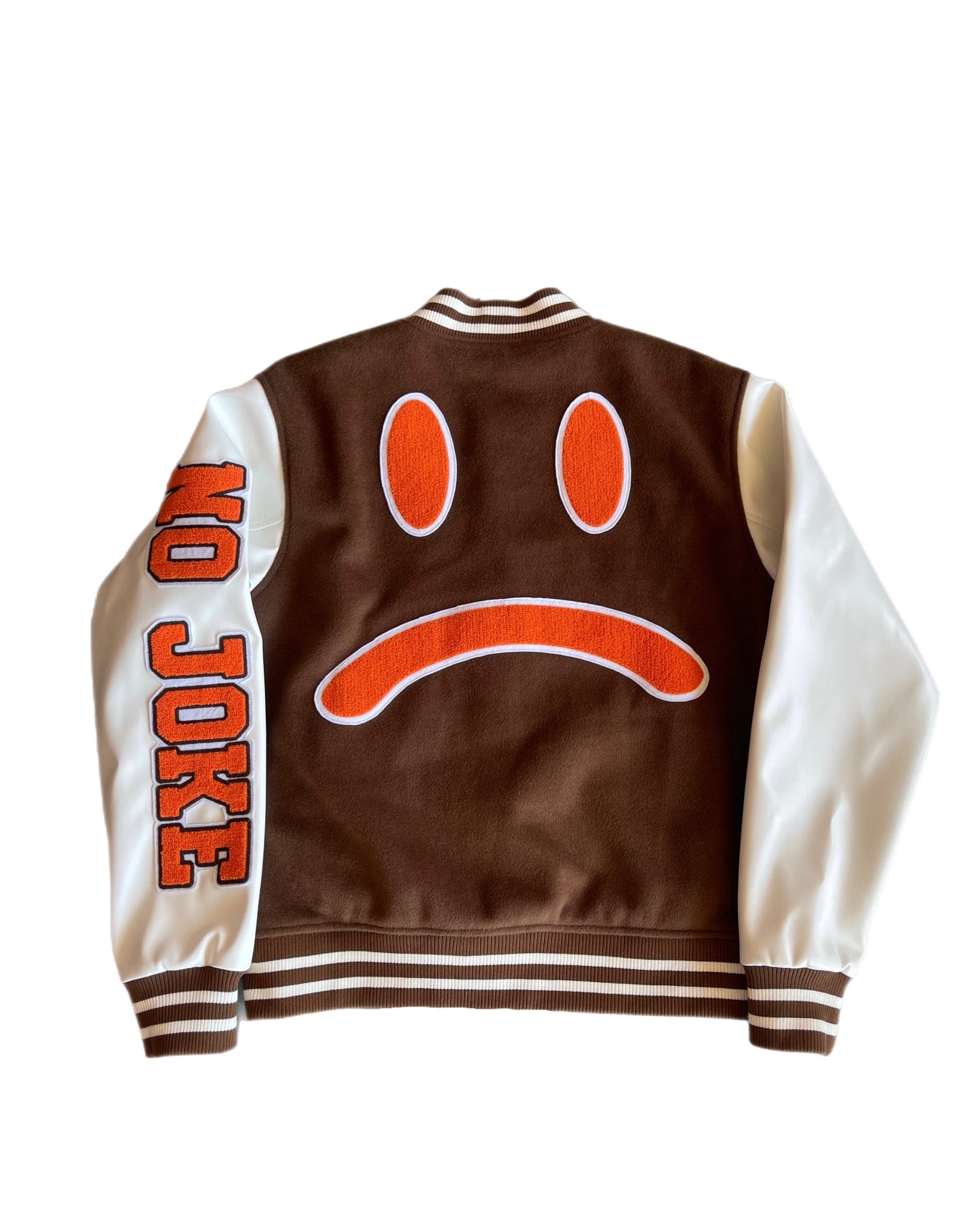 Ricco Gioventu No Joke Varsity Jacket 'Brown'