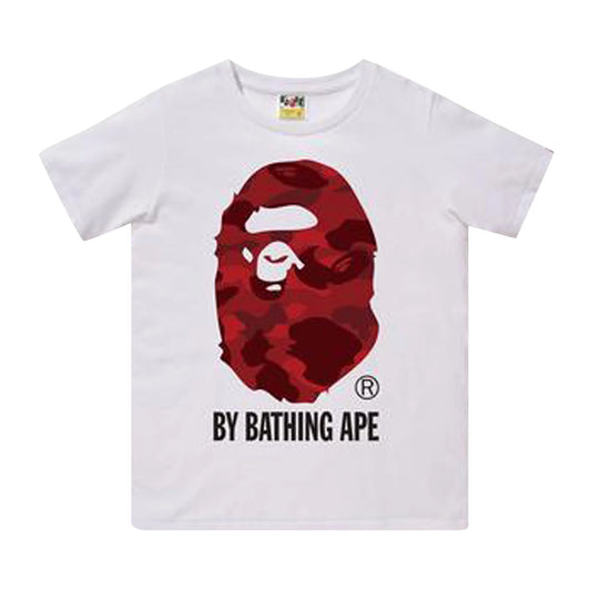 BAPE Color Camo By Bathing Ape Tee 'White/Red'